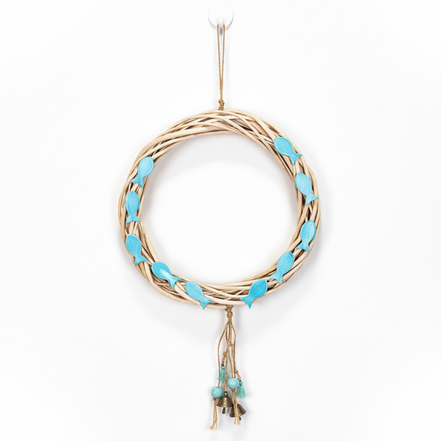 kapı süsü | balık (antik turkuvaz)