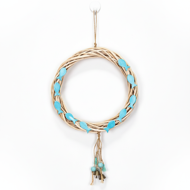 kapı süsü | balık (antik turkuvaz)