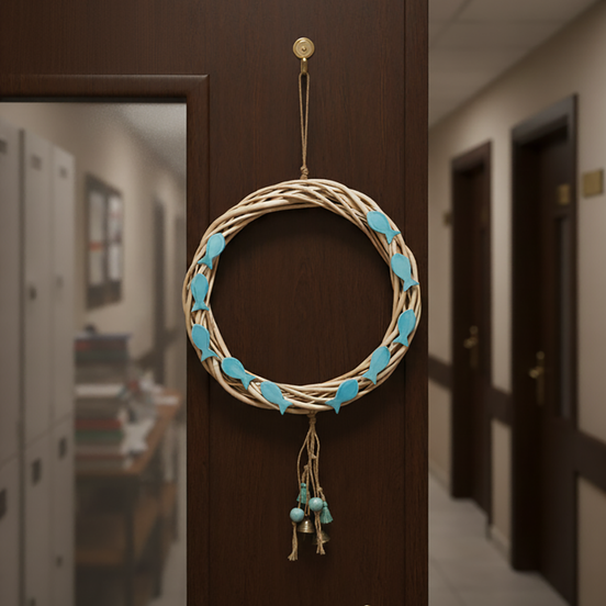 kapı süsü | balık (antik turkuvaz)