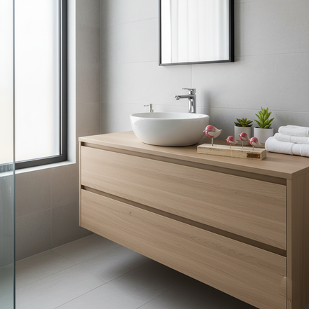 kuş heykel seti | kırmızı-krem