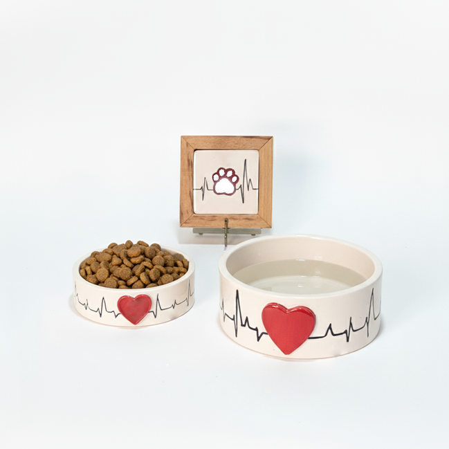 mama kabı + su kabı + tasma askısı