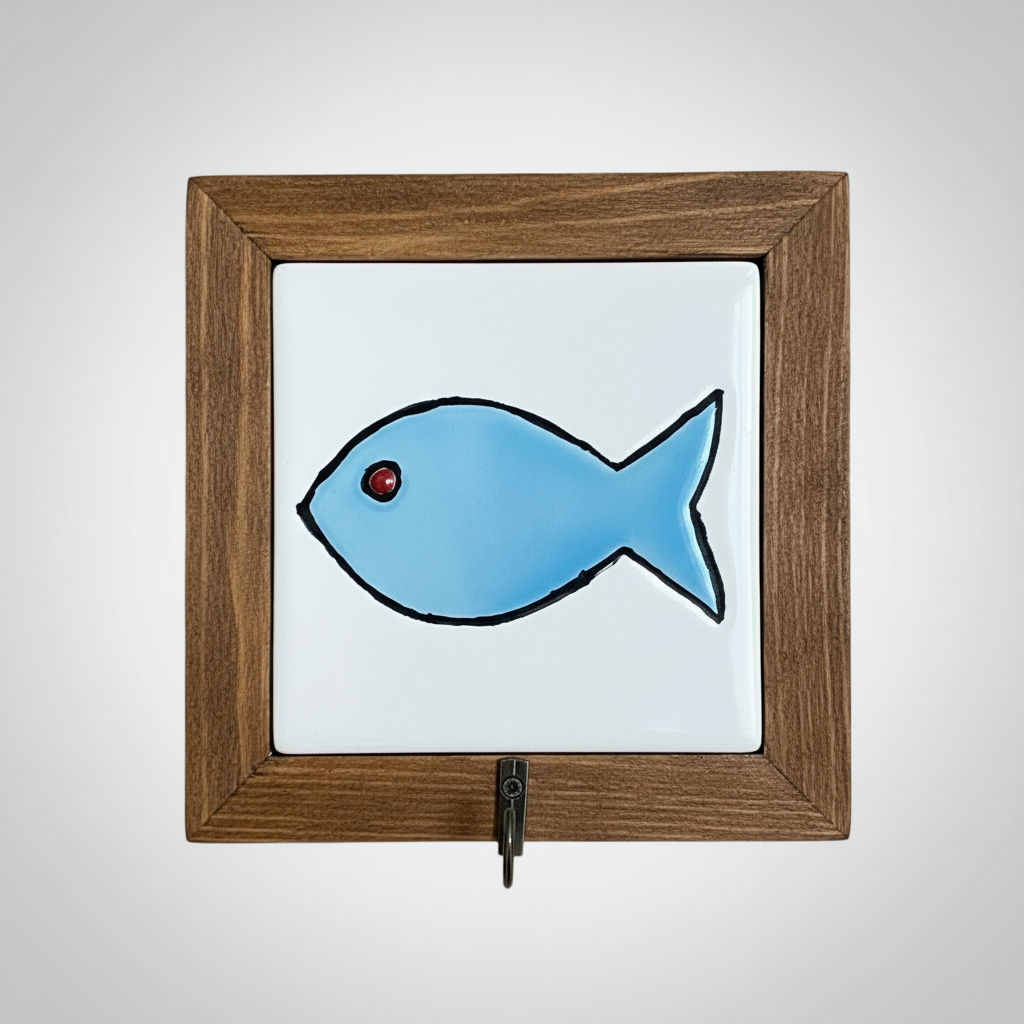 askı | balık (beyaz-mavi-kırmızı)