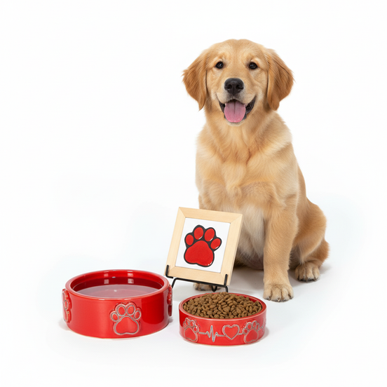 mama kabı + su kabı + tasma askısı