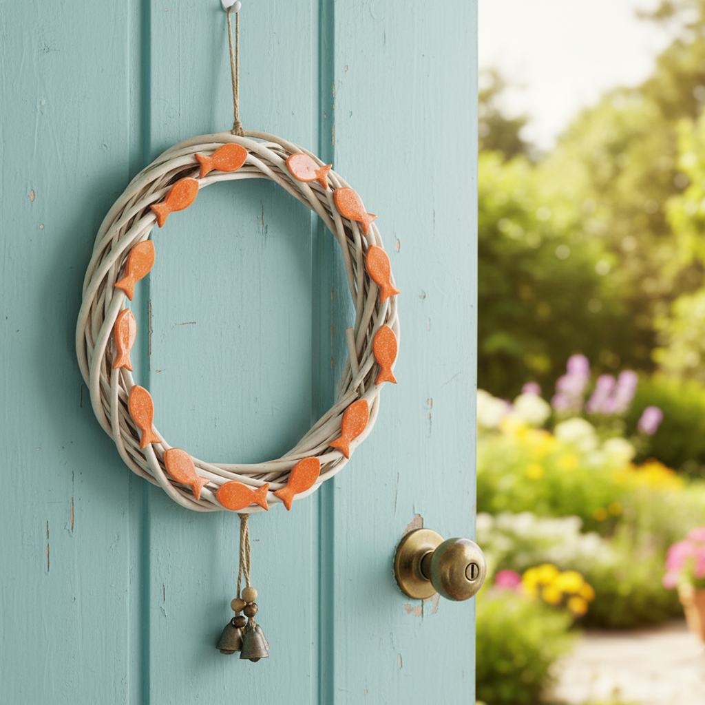 kapı süsü | balık (turuncu)