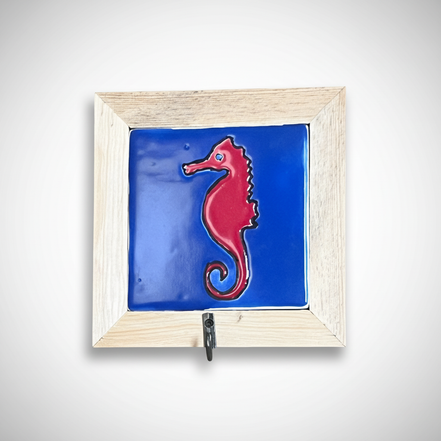 askı | deniz atı (lacivert-kırmızı)