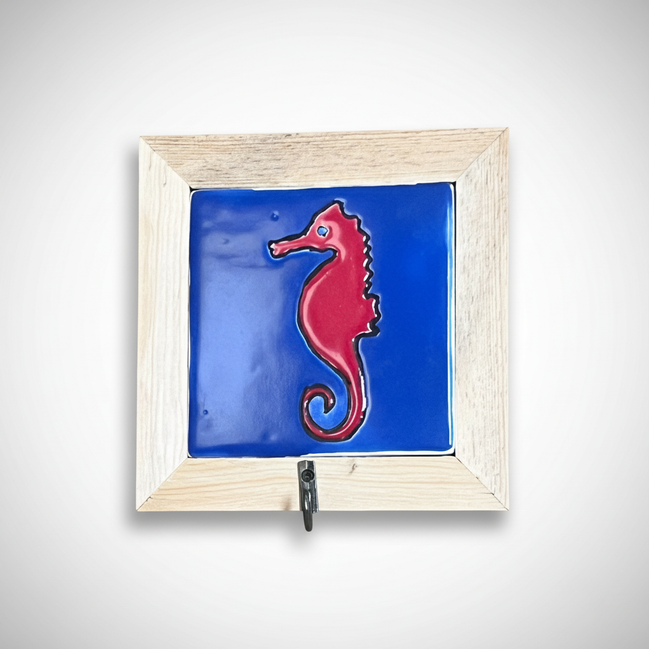 askı | deniz atı (lacivert-kırmızı)