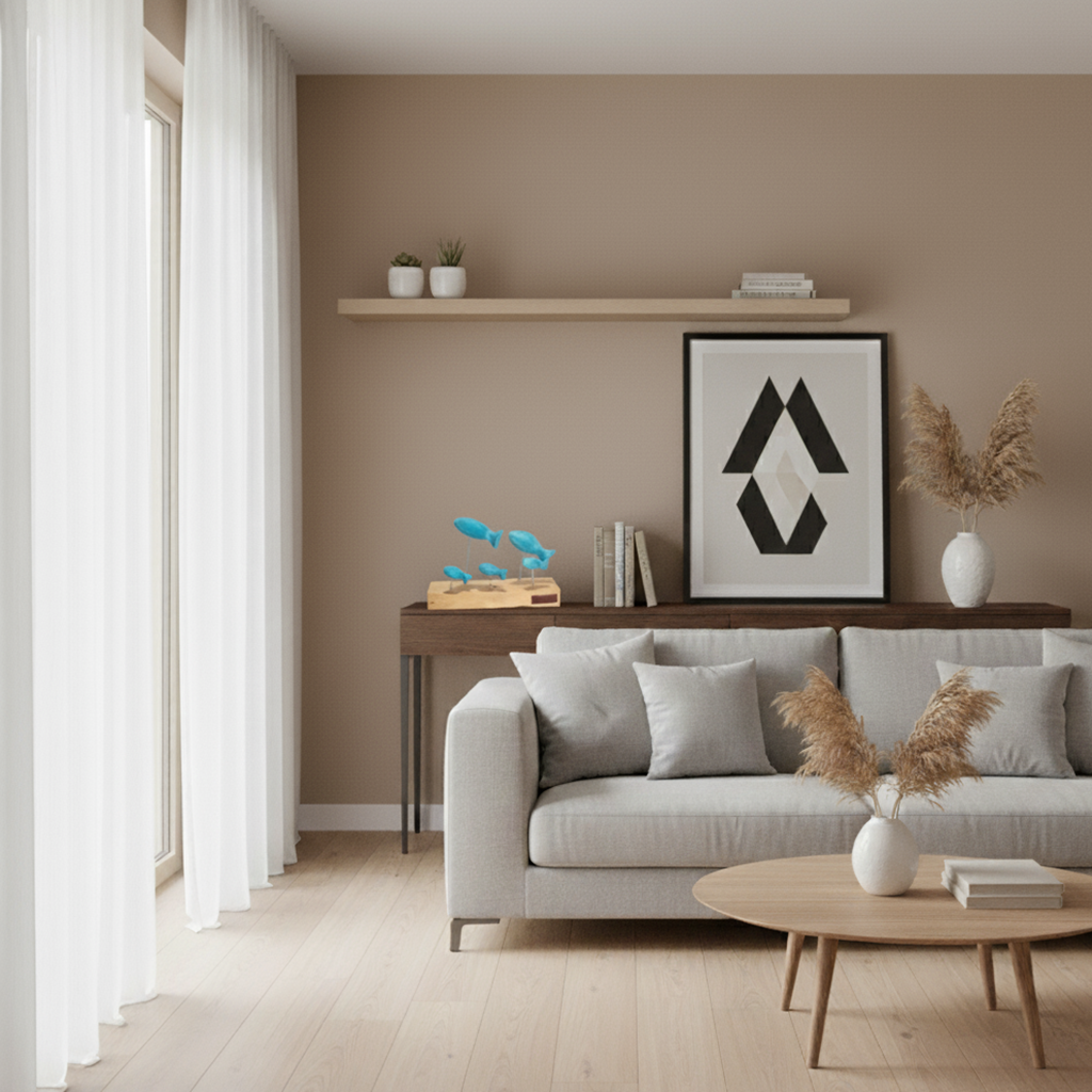 balık heykeli | mat turkuvaz