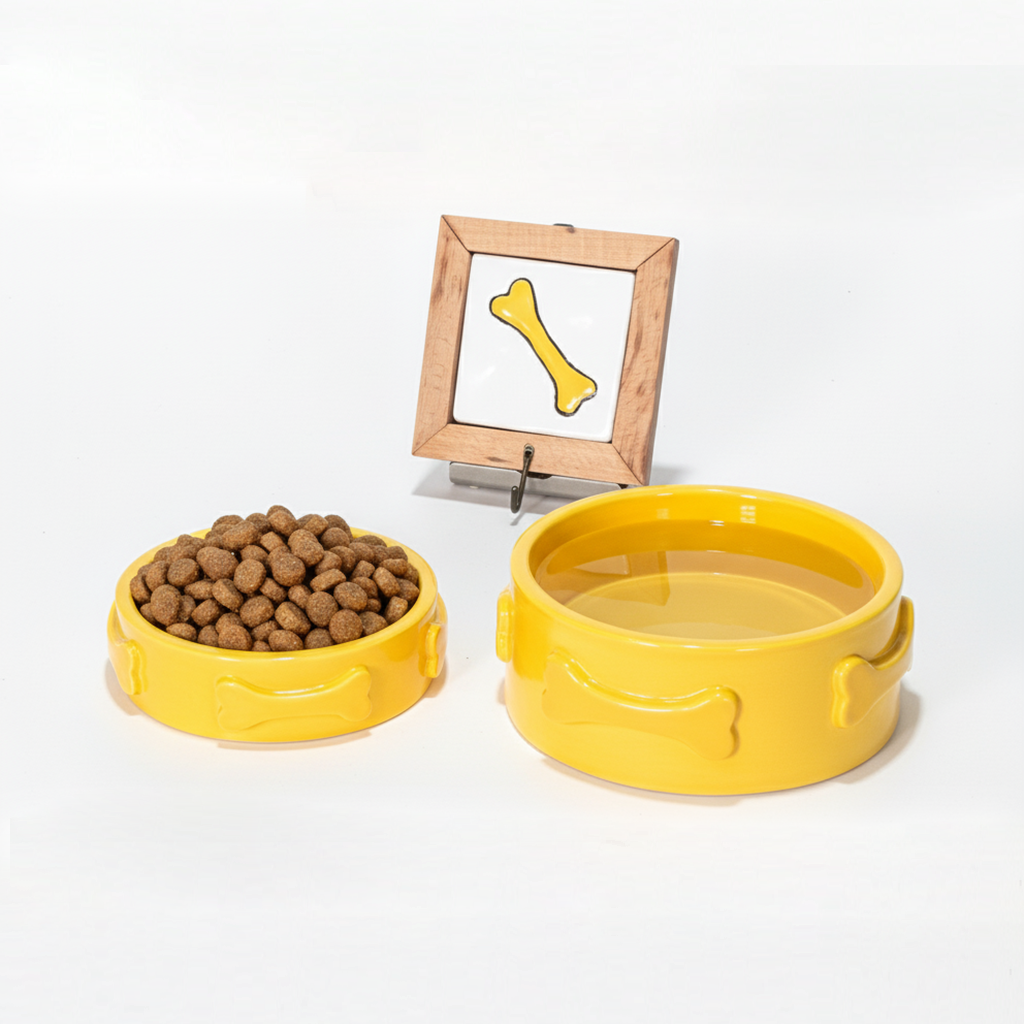 mama kabı + su kabı + tasma askısı