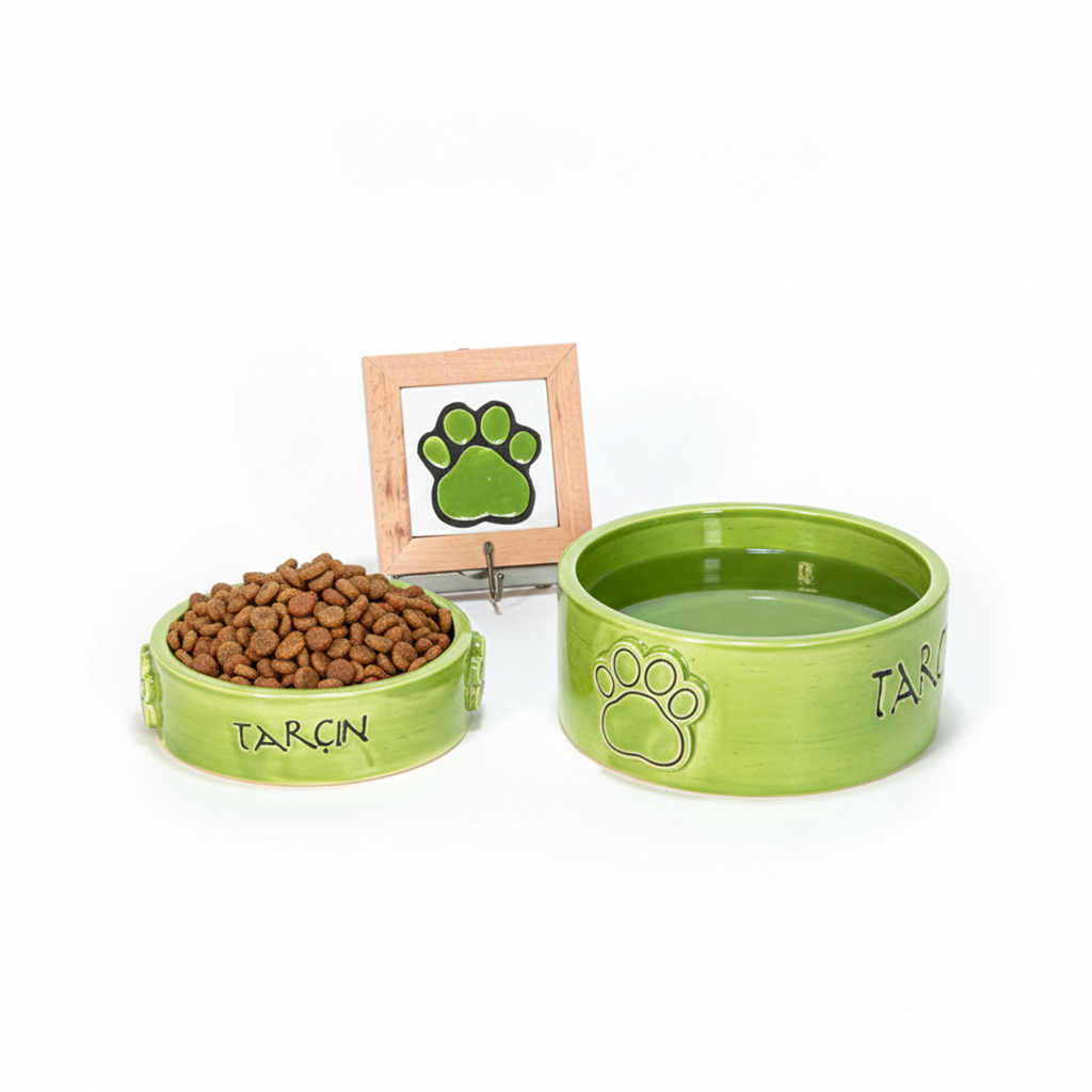 mama kabı + su kabı + tasma askısı (isimli)