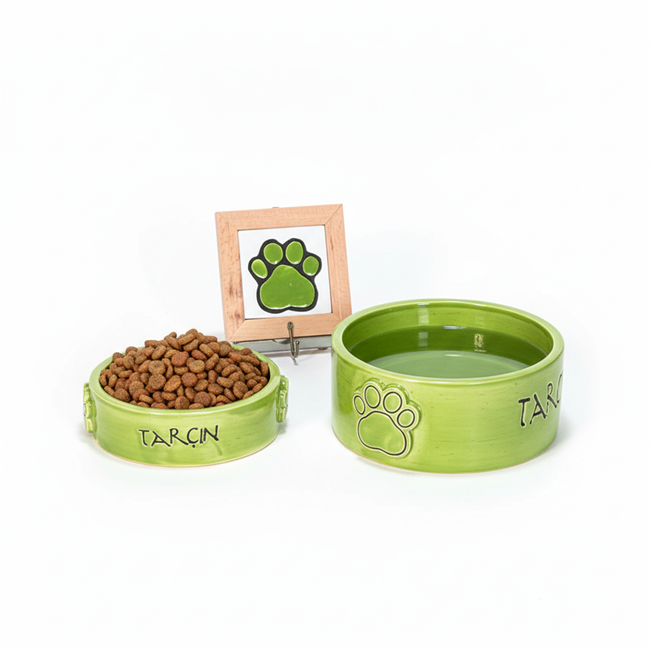 mama kabı + su kabı + tasma askısı (isimli)