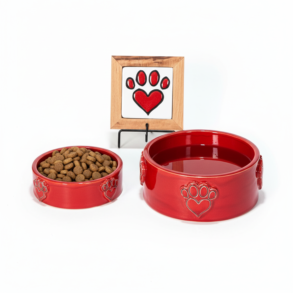 mama kabı + su kabı + tasma askısı