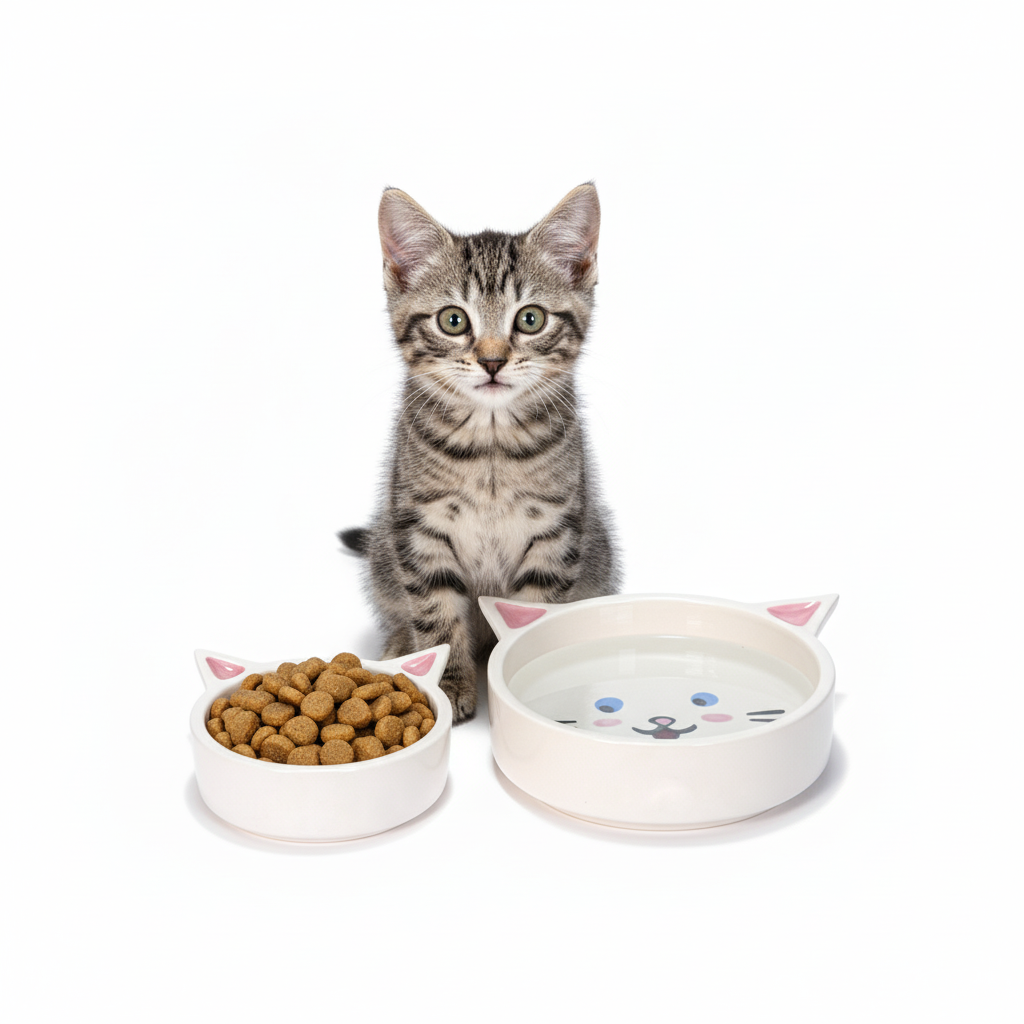 mama kabı + su kabı