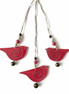 duvar süsü | kuş seti (kırmızı)