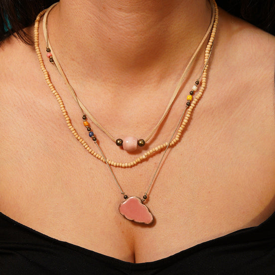 3 sıralı kolye | bulut