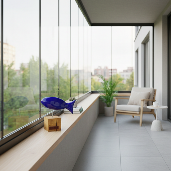 balık heykeli | gece mavisi