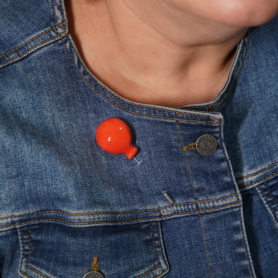 balon broş | mercan