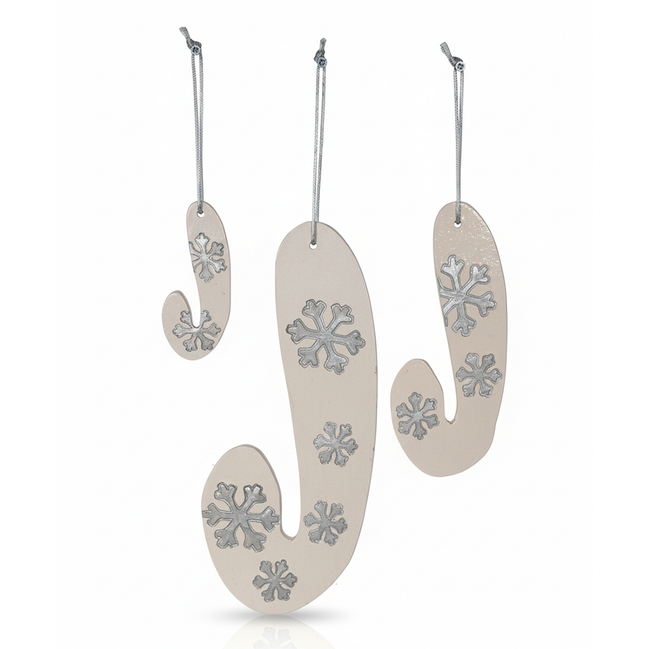 duvar süsü | baston şeker (beyaz, kar kristalli)