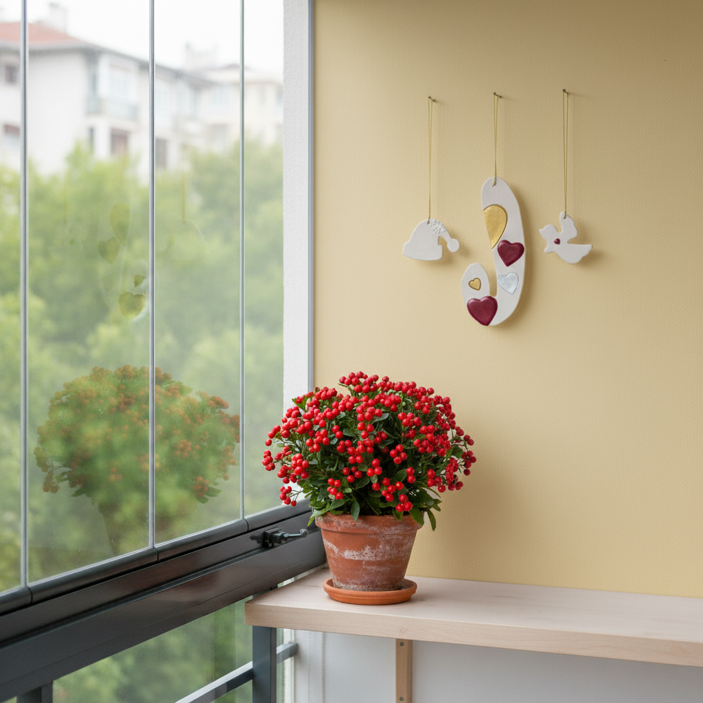 duvar süsü | baston şeker (beyaz, set)