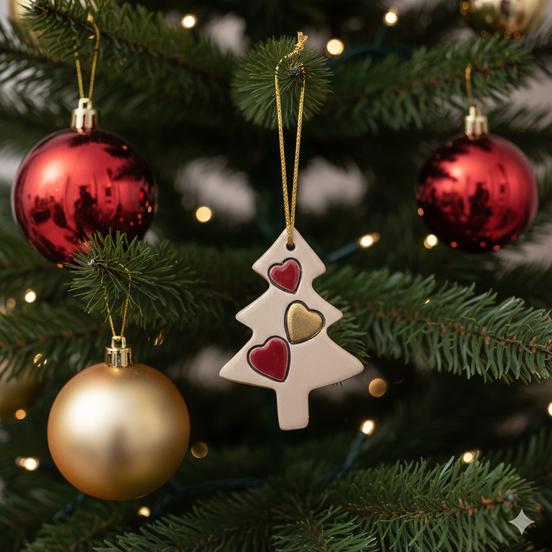 ağaç süsü | çam ağacı (kalp)