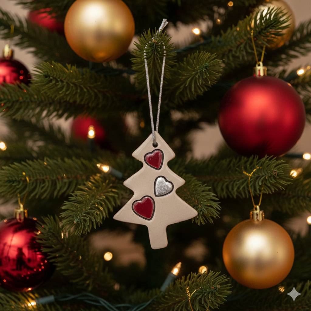 ağaç süsü | çam ağacı (kalp)