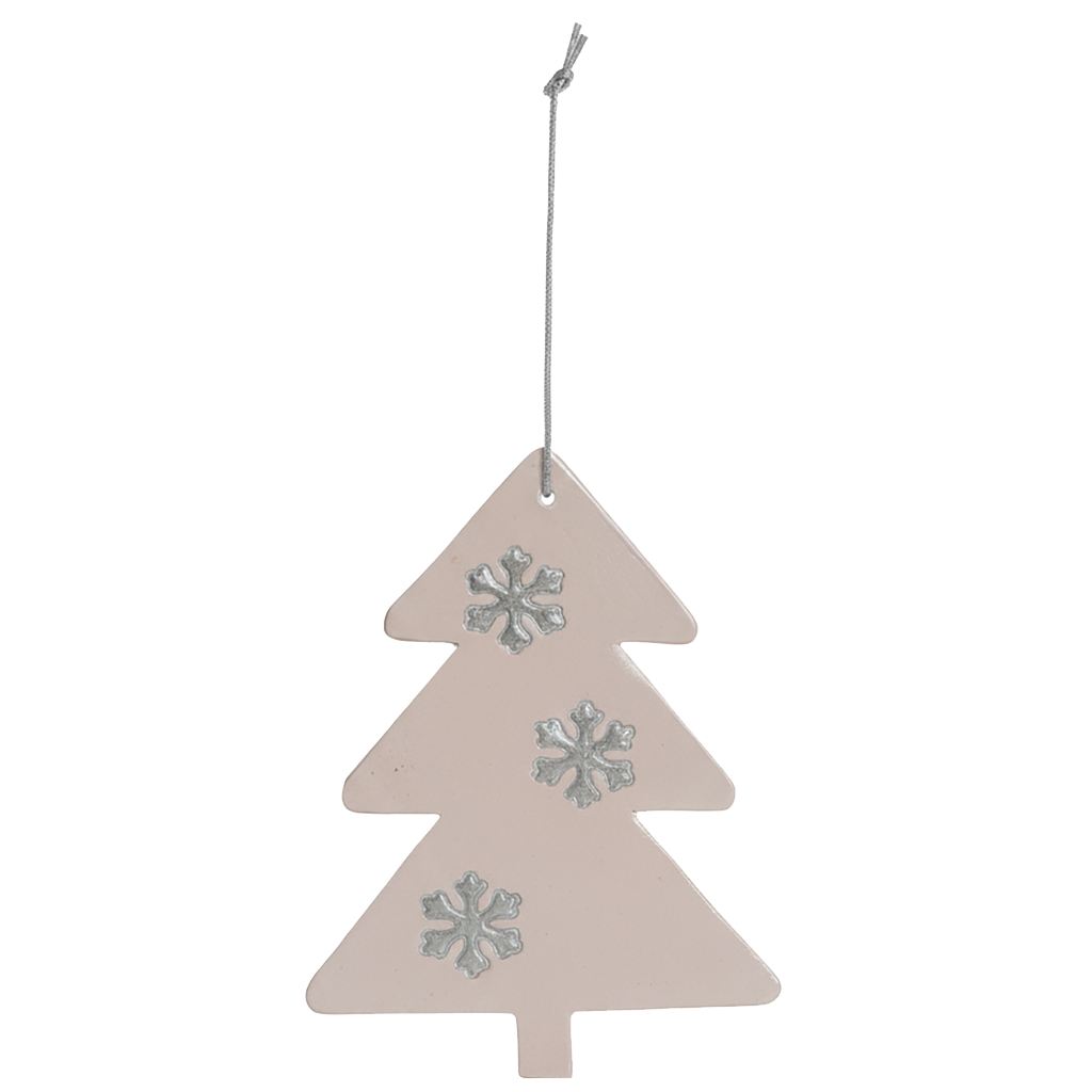 çam ağacı süsü | ağaç (beyaz, kristal)