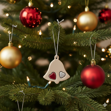 ağaç süsü | çan (kalp)