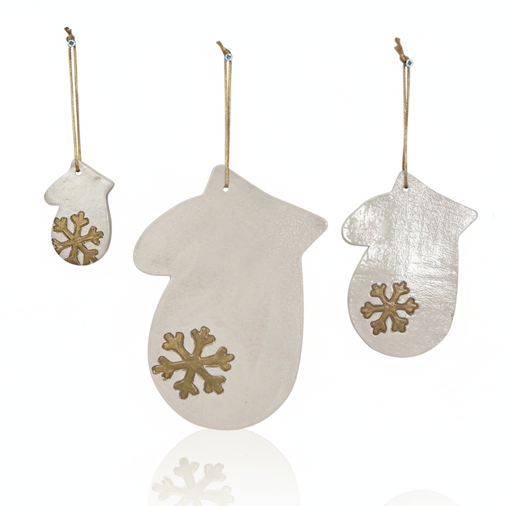 duvar süsü | eldiven (beyaz, kristal)