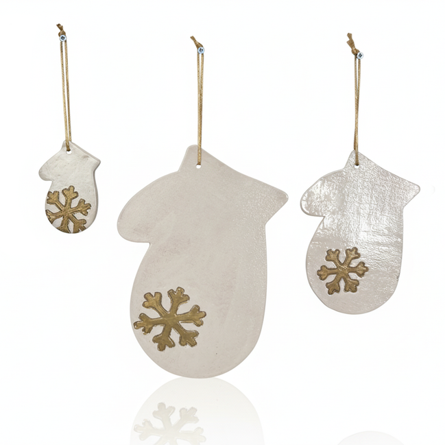 duvar süsü | eldiven (beyaz, kristal)