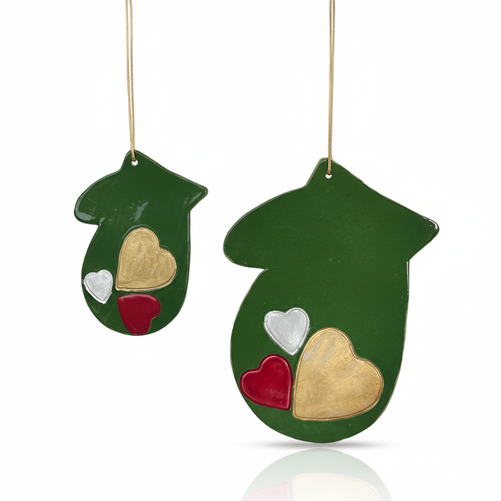 duvar süsü | edliven (yeşil, kalp)