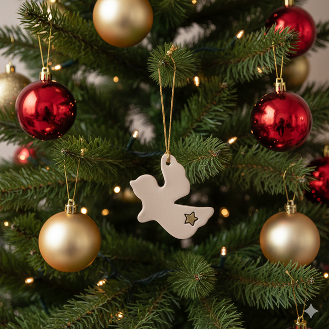 ağaç süsü | melek (yıldız)