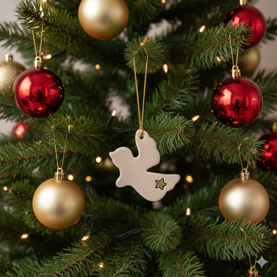 ağaç süsü | melek (yıldız)