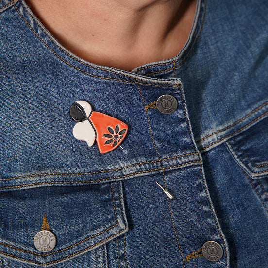 melek broş | mercan