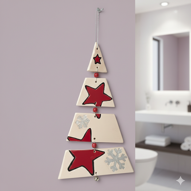 duvar süsü | parçalı ağaç (yıldız-kar kristali)