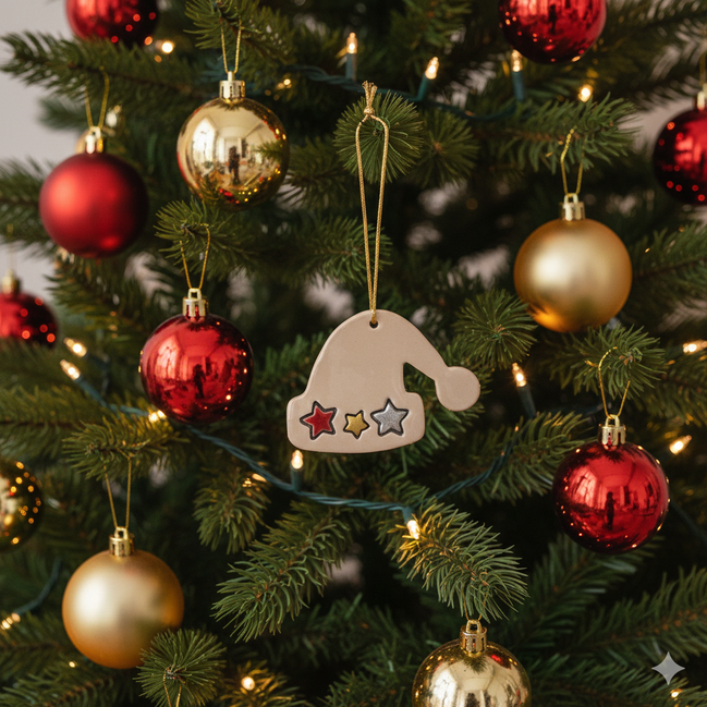 ağaç süsü | şapka (yıldız)