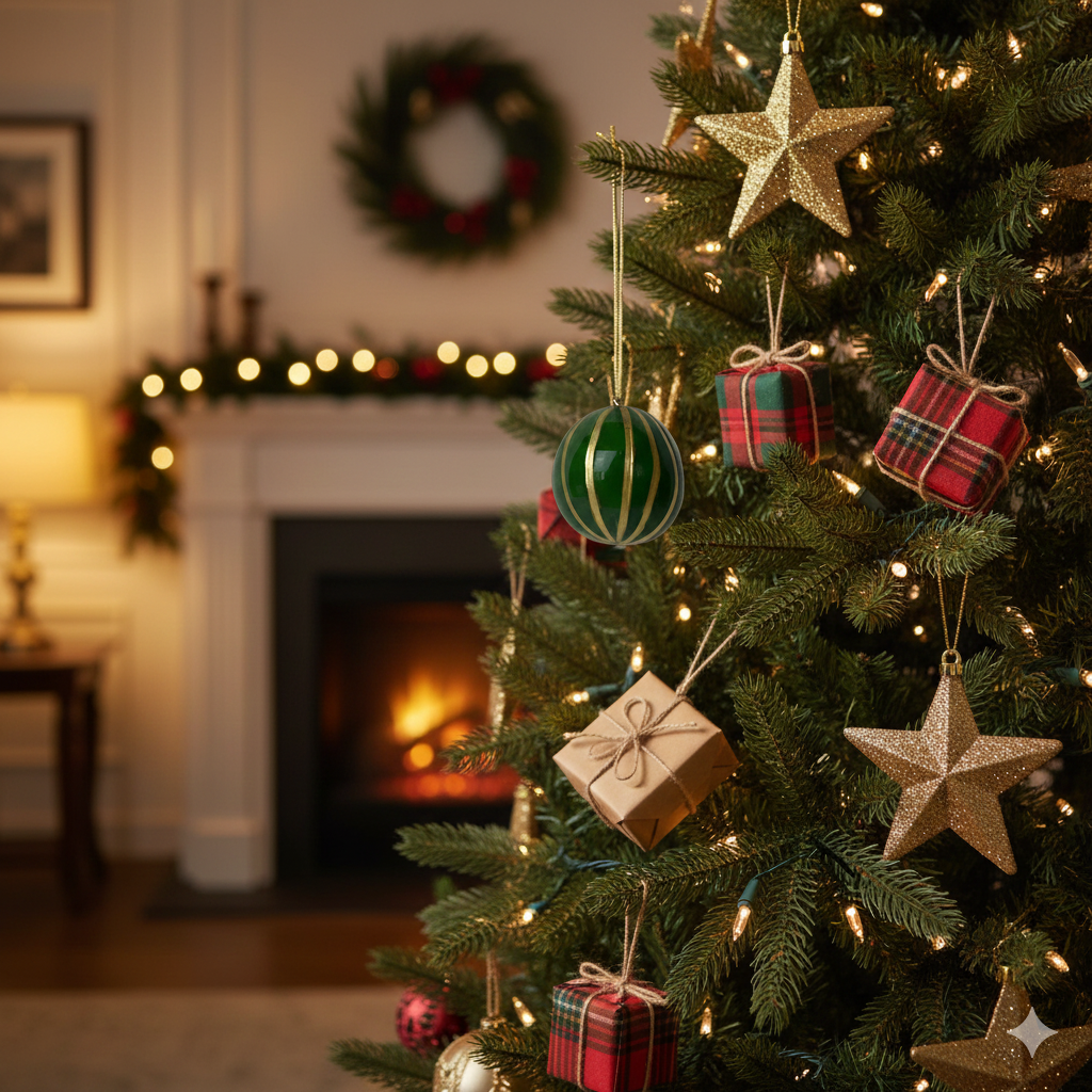 ağaç süsü | top (çizgi)