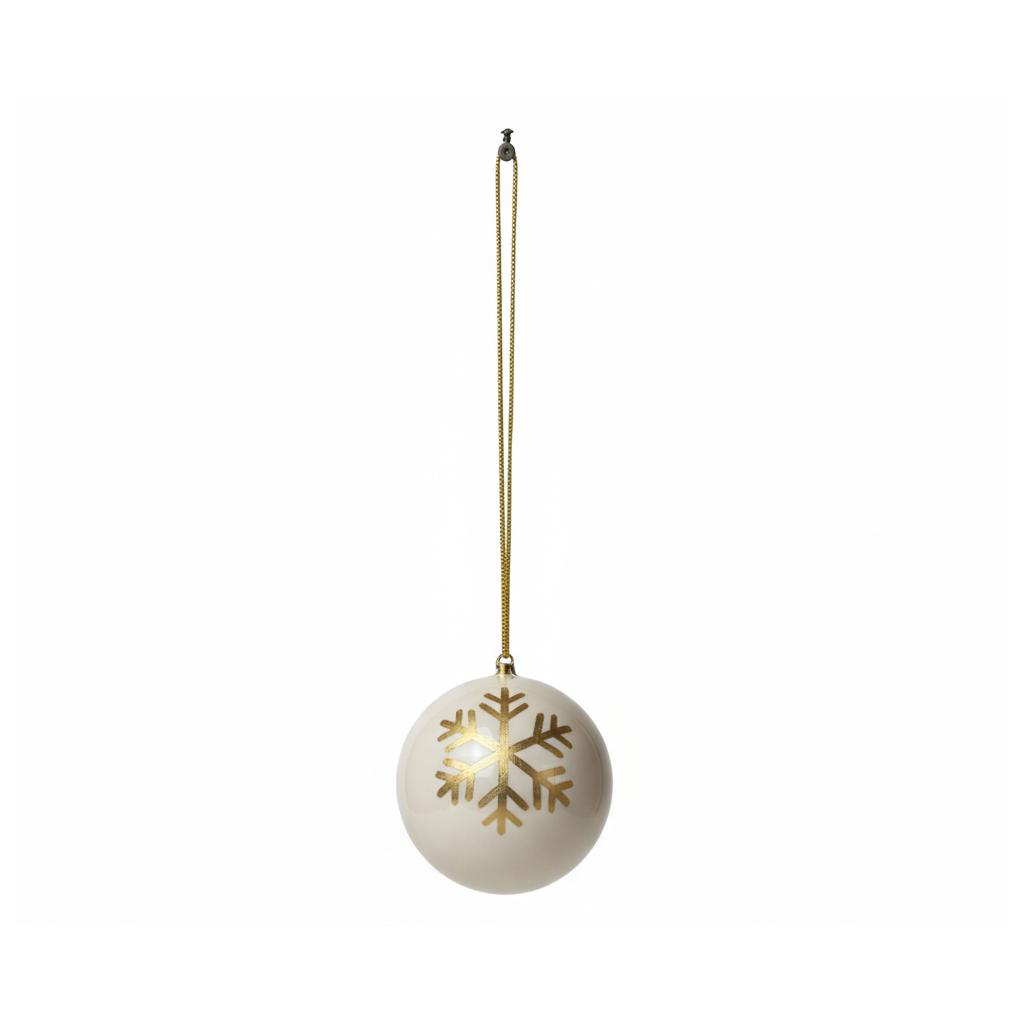 ağaç süsü / top (kar kristali)