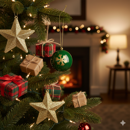 ağaç süsü | top (kar kristali)