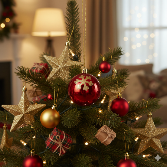 ağaç süsü | top (kar kristali)