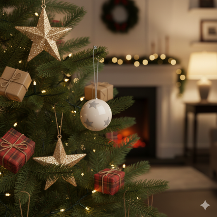 ağaç süsü | top (yıldız)