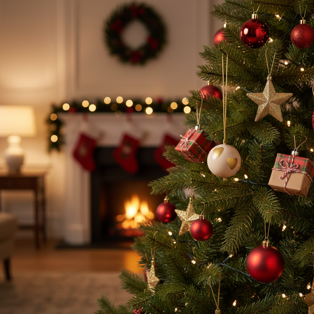 ağaç süsü | top (kalp)