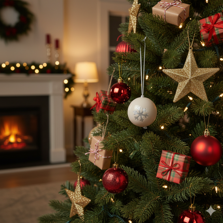 ağaç süsü | top (kar kristali)